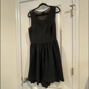 H&M Black Mesh Dress